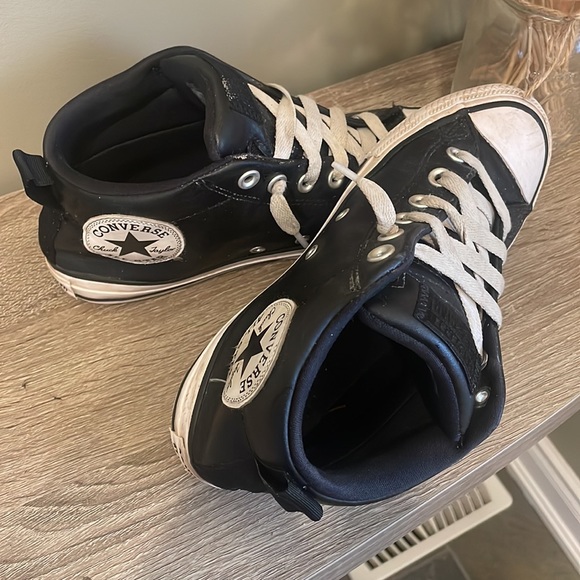 Big boy leather Converse size 5 - Picture 2 of 5